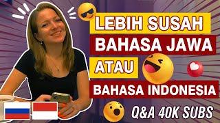 BULE RUSIA BISA BAHASA JAWA dan  BAHASA INDONESIA