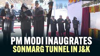 LIVE: PM Modi visits and inaugurates 12 km long Sonmarg Tunnel in Jammu and Kashmir