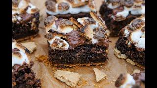 Dessert Recipe: DECADENT S'mores Brownies by Everyday Gourmet with Blakely