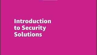 Introduction to Security Solutions - AWS Marketplace Security | Amazon Web Services