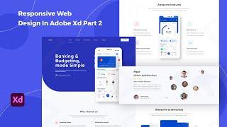 Build a Responsive Website | Adobe Xd Tutorial for Beginners #2