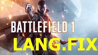 How to Change language in battlefield 1