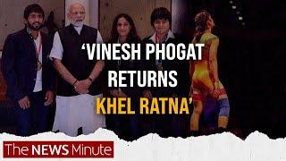 Wrestler Vinesh Phogat returns Khel Ratna and Arjuna Award in protest