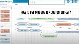 How to use Modbus TCP custom library