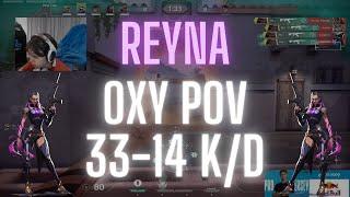 Cloud9 OXY POV Reyna on Sunset 33-14 K/D (VALORANT Pro POV)