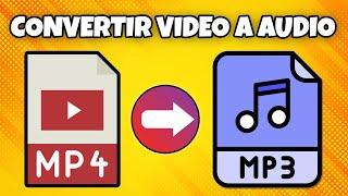 COMO CONVERTIR UN VIDEO MP4 EN AUDIO MP3 ONLINE GRATIS SIN PROGRAMAS FACIL Y RAPIDO EN 2024