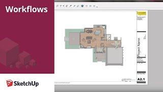 SketchUp for Construction Documentation: Layout Floor Plans Template