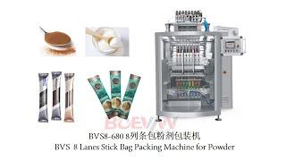 BVS 8 Lines Stick Bag Packing Machine