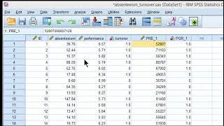 V17.5 Calculate Predicted Probabilities in SPSS