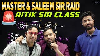 Master & Saleem Sir Raid | Ritik Sir Live Class ️ Kaddu Gang Vs Babua Gang #physicswallah