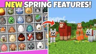 NEW SPRING UPDATE Features! And Features Removed!? Minecraft Bedrock Edition Beta 1.21.70.24