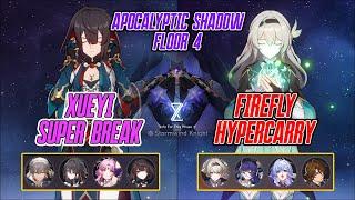 E6 Xueyi Break Team & E0S1 Firefly No Ruan Mei & Trailblazer Apocalyptic Shadow 4 | Honkai Star Rail