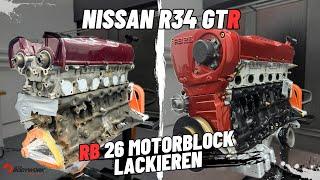 RTSBW - RB26 Motorblock Richtig Lackieren DIY #Fertan #Foliatec #Motor #lackieren #nissanskyline