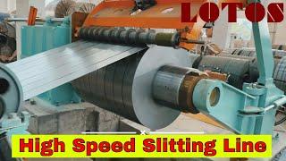 High Speed Slitting Line | How does the coil slitting process work?