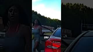 Crazy Karen Hit And Run Attempt Road Rage! 