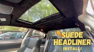 I Put A Suede Headliner In My 2006 Dodger Charger R/T & It Looks Amazing!!!!!