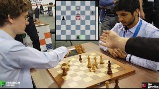 What did the arbiter point out? | David Anton Guijarro vs Vidit Santosh Gujrathi | World Blitz 2022