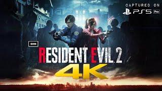 Resident Evil 2 Remake | 4K/60fps | PS5 Pro Raytracing Longplay Walkthrough Gameplay No Commentary