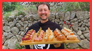 5 CANAPÉS MUY FÁCILES con Pan Tostado  - GUILLE RODRIGUEZ