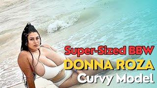 DONNA ROZA  Curvy Model Plus Size | Curve BBW Model | Curvy Fashion | Instagram Celebrity