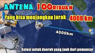 menangkap siaran tv jarak 4000 km dengan disk mini 45cm