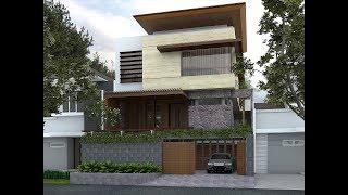 Sketchup House Facade Design 2 + Vray 3.4