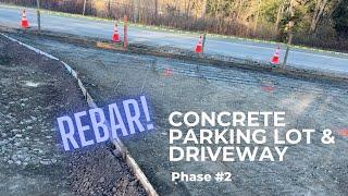 40,000 SqFt Concrete Parking Lot & Driveway Project - Phase #2