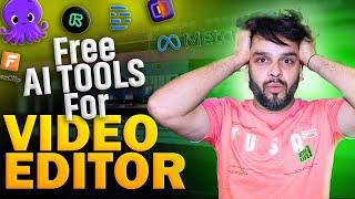 Useful 6 FREE AI TOOLS for VIDEO EDITOR & CREATOR | Hindi Video | AI TOOLS | Techy Tajboi