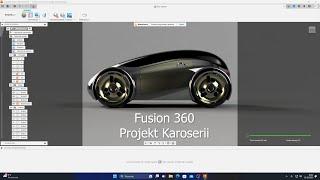 Fusion 360 Modelowanie Karoserii Time Lapse