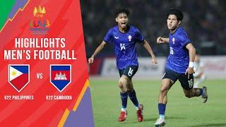 HIGHLIGHTS | U22 PHILIPPINES - U22 CAMBODIA | GROUP A CAMBODIA SEA GAMES 32