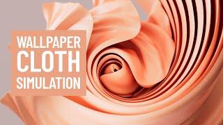 Cinema 4D Tutorial - Wallpaper Cloth Simulation in Cinema 4D Tutorial