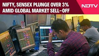 Share Market News Today | Nifty, Sensex Plunge Over 3% Amid Global Market Sell-off