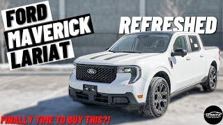 REFRESHED 2025 FORD MAVERICK LARIAT! | *Full Walkaround Review* | Finally Time To Buy This?!