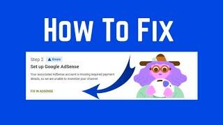 How To Solve ? 2nd Step Error ? Fix In Adsense ? Change Association ? Tamil