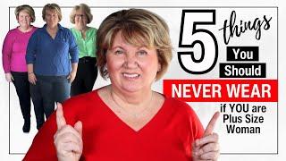 5 Frumpy Fashion Mistakes to AVOID if You Are Plus Size Over 50!