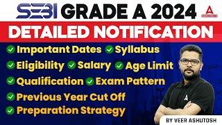 SEBI Grade A 2024 Notification | SEBI Grade A Salary, Syllabus, Exam Pattern & Preparation