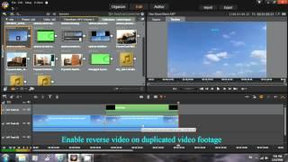 Pinnacle Studio 17 Ultimate/Pinnacle Studio 16  - How to reverse video - Play video in reverse way