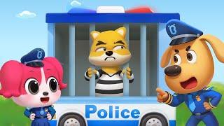 Police vs Runaway Thieves | Police Cartoon | Kids Cartoon | Sheriff Labrador | BabyBus