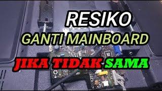 GAMBAR TERBALIK SETELAH GANTI MAINBOARD