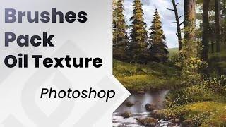 Photoshop Brushes pack for artistic Painting with Oil Texture MA-Brushes