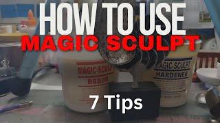 How to Repair a broken Sculpture Using Magic Sculpt: 7 Tips about Magic Sculpt #airdryclay