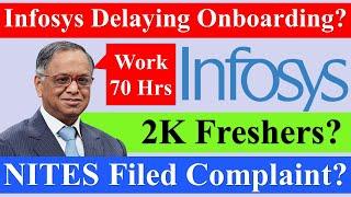 NITES Complaint Against Infosys Delaying Onboarding? Labor Ministry? #tcs #infosys #wipro #layoffs