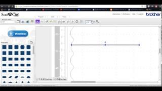 Create a score or fold line in Canvas Brother ScanNCut Jen Blausey