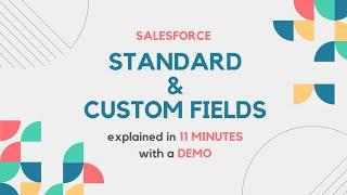 Standard and Custom Fields | Types of Fields | Field Data Types | Data Model design in Salesforce