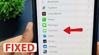 How to Fix Facetime Option Greyed Out in Settings on iPhone | FaceTime in Settings