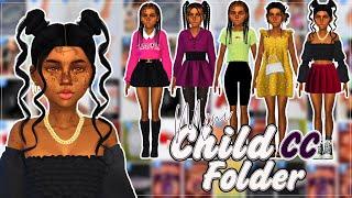 The Sims 4||Urban CHILD CC Folder Lookbook || Sim CAS VIDEO