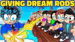 Gifting 11 Players Their DREAM RODS on Fisch | 80,000 ROBUX GIVEAWAY!