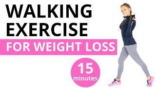 WALK AT HOME - WALKING EXERCISE FOR WEIGHT LOSS  - NO EQUIPMENT SUITABLE FOR BEGINNERS