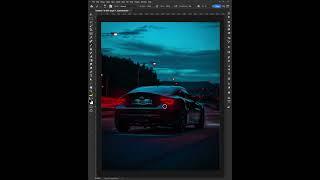 How to create Light Trails in Photoshop - Tutorial #shorts #photoshop