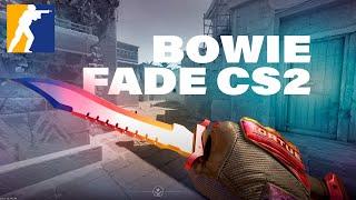 Bowie Knife Fade  + Especialist Marble Fade  *  CS2 Shwocase